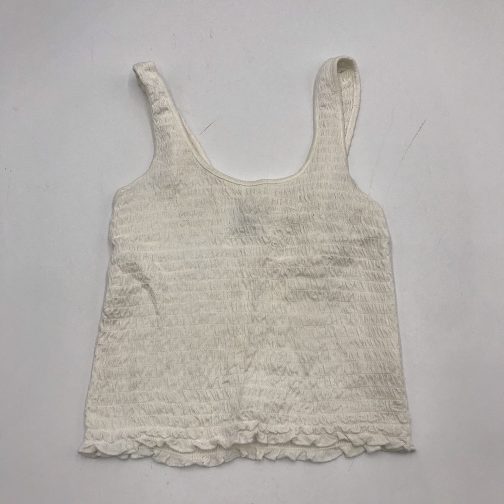 Sabrina Carpenter by Aeropostale white crop top